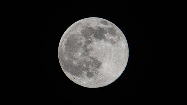 Full Wolf Moon In The Netherlands 