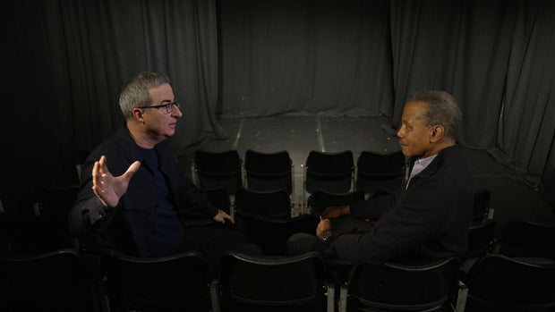 John Oliver and Bill Whitaker 
