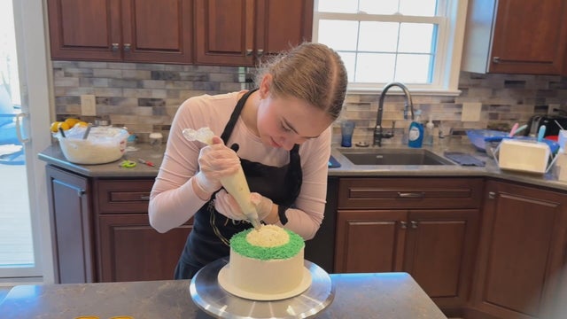 Nikki Ladd baking at her home in South Jersey 