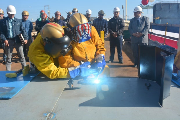 Keel Certified For MSC's Newest Fleet Replenishment Oiler USNS Thurgood Marshall 