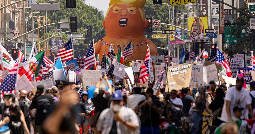 "No Kings" protests draw crowds in cities across U.S. 